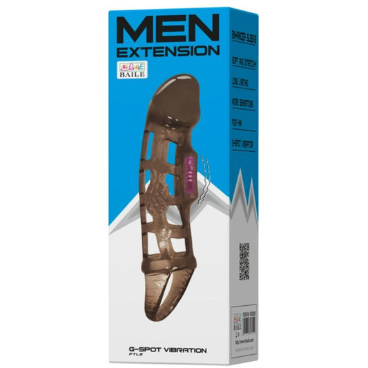 BAILE - FUNDA EXTENSORA PENE MET VIBRACIÓN Y-BAND 13,5 CM