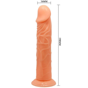 Baile – Gode réaliste vive 19.8 cm couleur naturelle