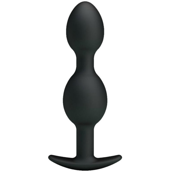 PRETTY LOVE - SILICONA ANAAL BOLAS 12,5 CM NEGRO