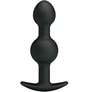 Pretty Love – Balles anal en silicone spéciale stimulation 10.3 cm noires
