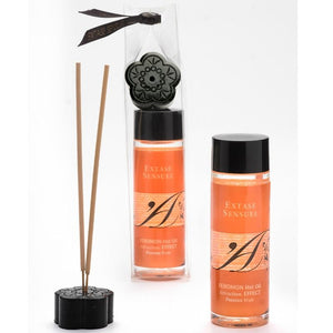Extase Sensual – Huile de massage chauffante aux phéromones, fruit de la passion (100 ml)