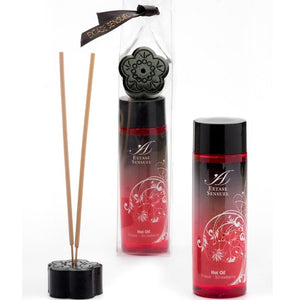 Extase Sensual – Huile de massage chauffante fraise 100 ml
