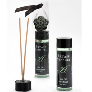 Extase Sensual – Huile de massage effet glace, menthe et eucalyptus (100 ml)