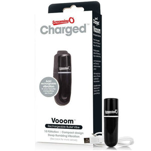 Screaming O – Bala vibreura rechargeable vooom noir