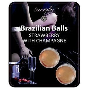 SecretPlay – Ensemble de boules brésiliennes fraise et champagne