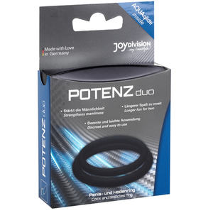 Joydivision Potenzduo – Bagues noir - M