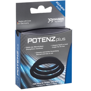 Joydivision Potenzduo – Plus lot de 3 anneaux noir - S, M, L