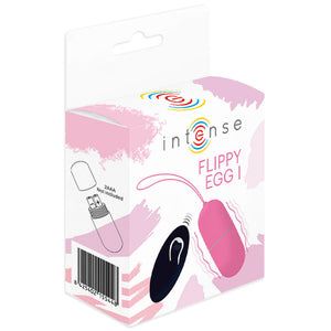 Intense – Oeuf vibrant flippy i avec télécommande rose