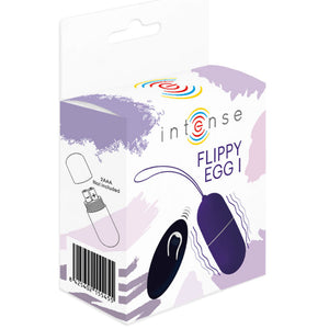 Intense – Oeuf vibrant flippy i avec télécommande violet