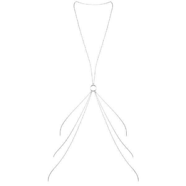 Bijoux – Magnifique chaînes métalliques pour le corps 8 argent