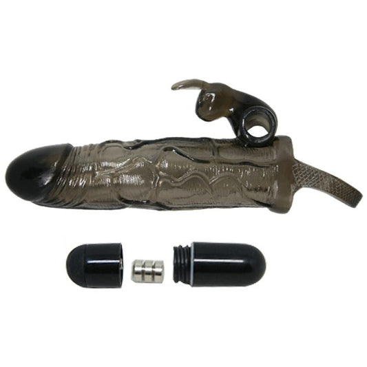 BAILE - BRAVE MAN FUNDA REALISTICA PENE CON KONIJN 16,5 CM NEGRO