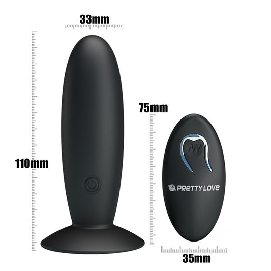PRETTY LOVE - RECHARGEABLE ANAL PLUG WITH VIBRACION AND MANDO