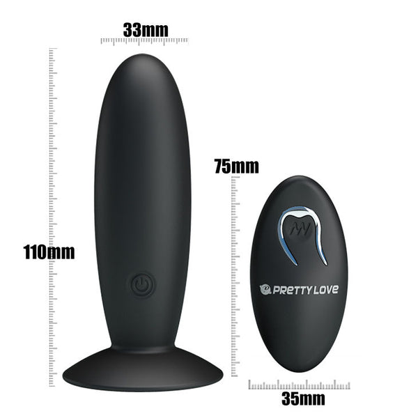 PRETTY LOVE - RECHARGEABLE ANAL PLUG WITH VIBRACION AND MANDO
