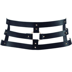 Bijoux – Indiscrets ceinture labyrinthe avec bracelet noir