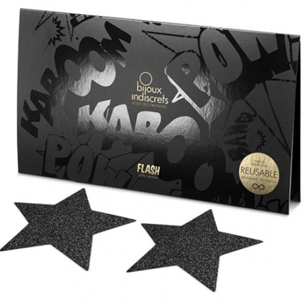SIERADEN - INDISCRETS PEZONERAS FLASH ESTRELLA NEGRO