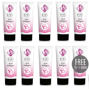 Kikí Travel – Lubrifiant saveur gomme 50ml 10 + 1 offert