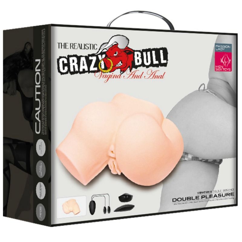CRAZY BULL - TRASERO CON VAGINA Y ANO REALISTICS AND VIBRACIÓN