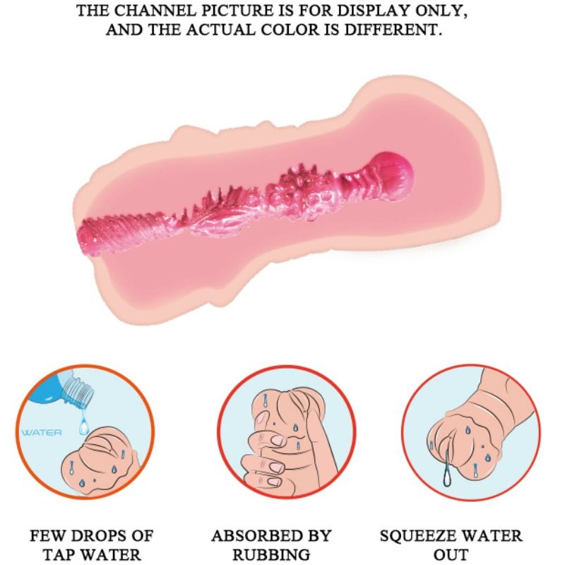 CRAZY BULL - MASTURBADOR WATER SKIN VAGINA WITH VIBRADORAS BALAS