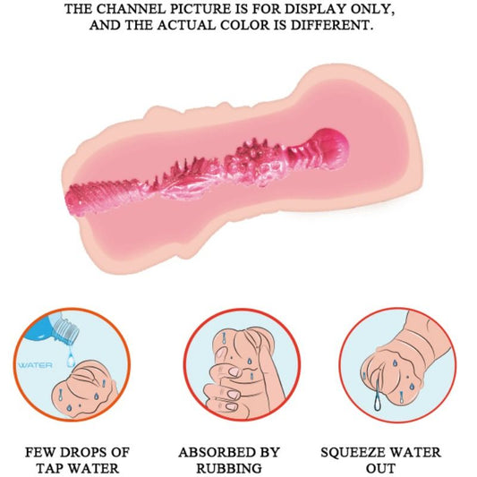 CRAZY BULL - MASTURBADOR WATER SKIN VAGINA WITH VIBRADORAS BALAS