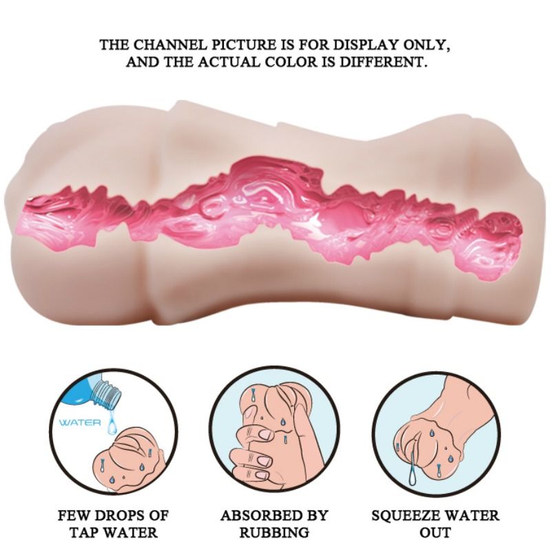 CRAZY BULL - MASTURBADOR WATER SKIN VAGINA MET BALA VIBRADORA 2