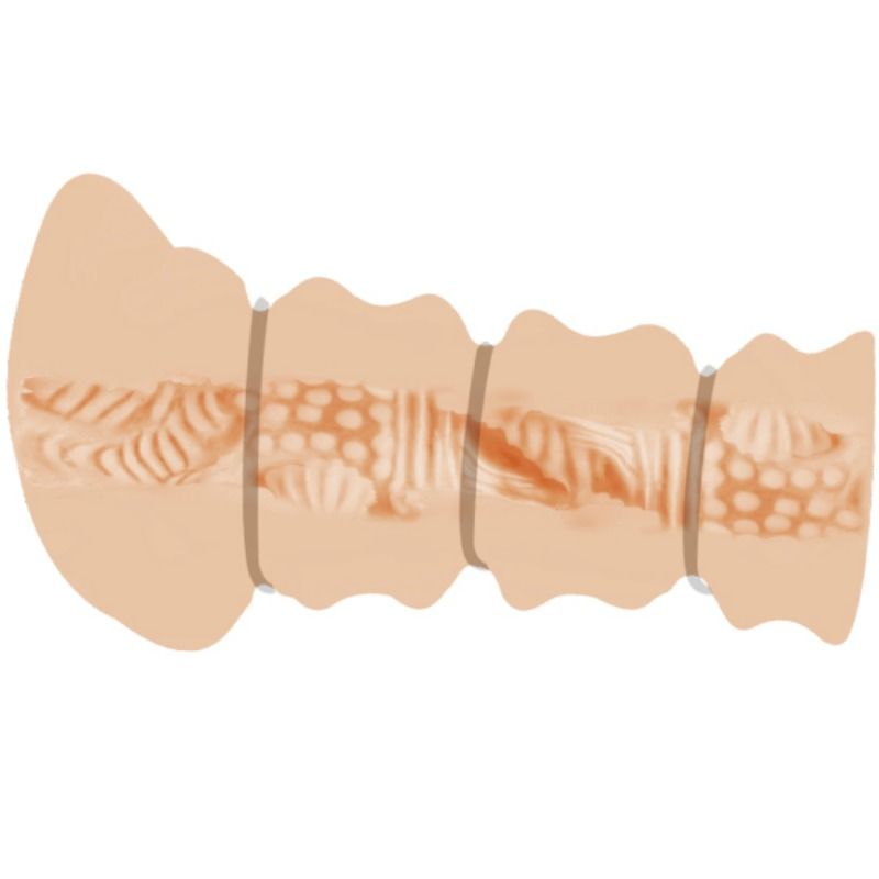 CRAZY BULL - MASTURBADOR WITH ANILLOS MODELO VAGINA 2