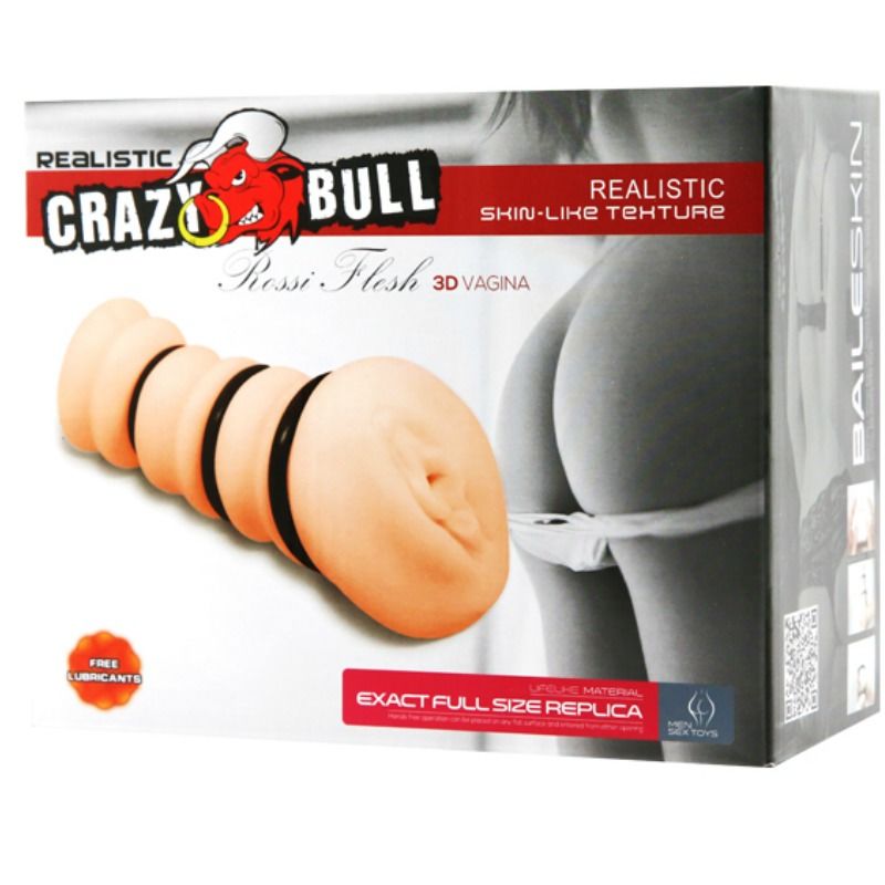 CRAZY BULL - MASTURBADOR WITH ANILLOS MODELO VAGINA 2