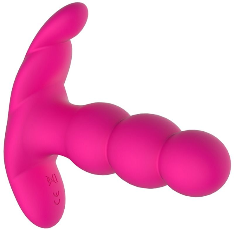 NALONE - PEARL VIBRADOR ANALE CONTROLE AFSTANDSBEDIENING NEGRO