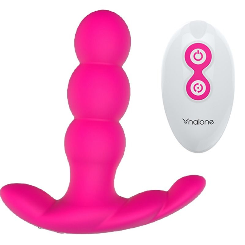 NALONE - PEARL VIBRADOR ANALE CONTROLE AFSTANDSBEDIENING NEGRO