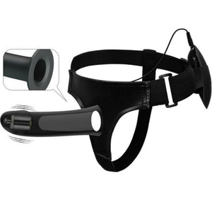 Pretty Love – Vito strap on avec gode creux et vibration 17.3 cm
