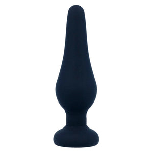 Intense – Plug anal pipo S silicone noir 9,8 cm