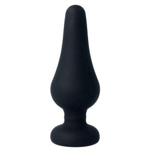 Intense – Plug anal pipo L silicone noir 13 cm