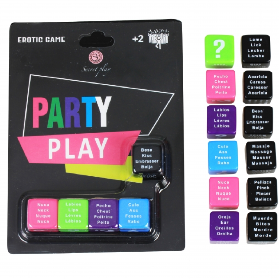 SecretPlay – Jeu party play 5 dés (es/pt/en/fr)