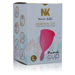 Nina Kikí – Coupe menstruelle rose - taille L