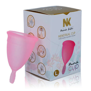 Nina Kikí – Coupe menstruelle rose - taille L