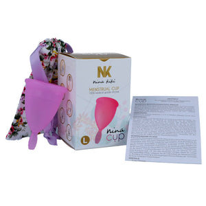 Nina Kikí – Coupe menstruelle violet - taille L