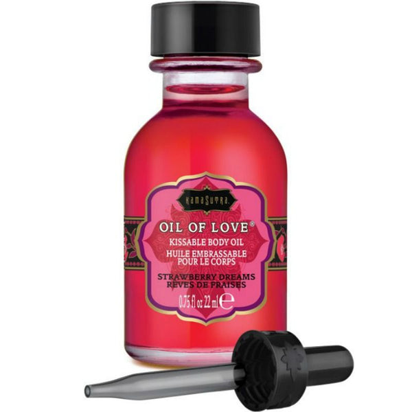 Kamasutra – Huile comestible fraises 22 ml
