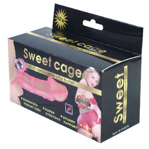 Baile – Couverture et anneau en silicone sweet 10 rythmes pour le pénis rose