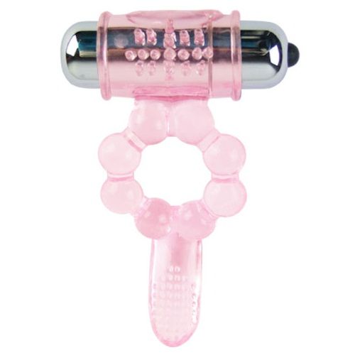 BAILE - ANILLO SILICONE 10 RITMOS LENGUA WITH VIBRACIÓN ROSA