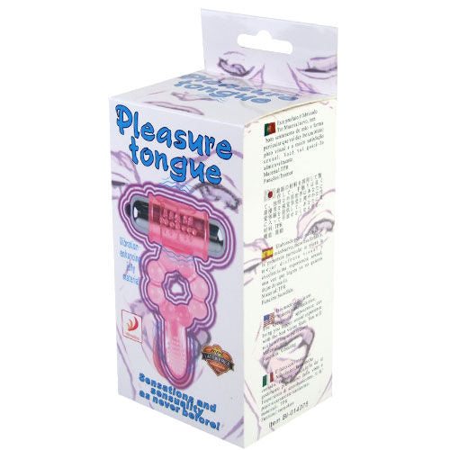 BAILE - ANILLO SILICONE 10 RITMOS LENGUA WITH VIBRACIÓN ROSA