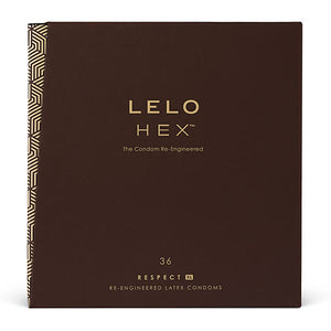 LELO – Préservatifs hex respect XL 36 pack