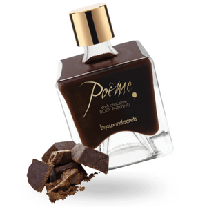 Bijoux – Poeme peinture comestible chocolat noir 50 gr