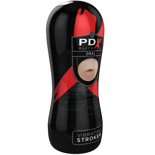 PDX ELITE - MASTURBADOR WITH VIBRACION BOCA