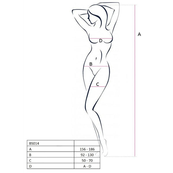 Passion – Femme bs014 bodystocking rouge taille unique
