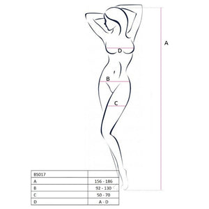 Passion – Femme bs017 bodystocking blanc taille unique