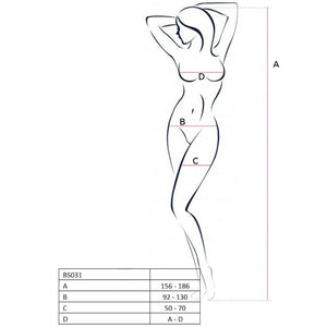 Passion – Femme bs031 bodystocking rouge taille unique