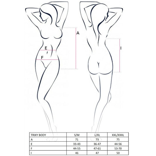 PASSIE - VROUW TRIXY TEDDY NEGRO TALLA L/XL