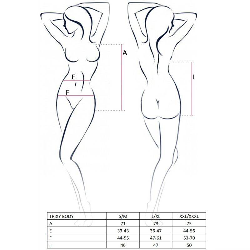 PASSIE - VROUW TRIXY TEDDY NEGRO TALLA L/XL