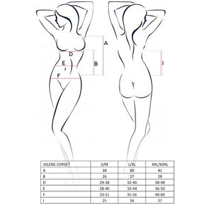 Passion – Femme jolene corset noir