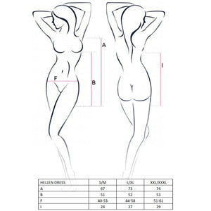 Passion – Femme hellen robe et string
