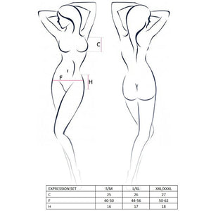 Passion – Ensemble expression femme taille L/XL fetish